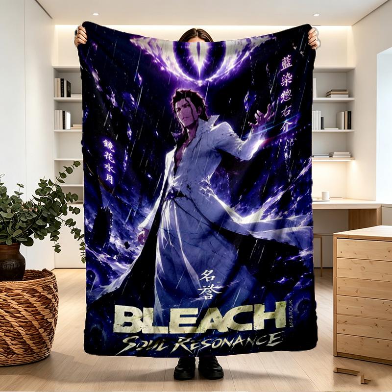 BLEACH Print Blanket - Soft & Comfortable, for Bedroom, Travel, Sofa, Home Decoration - Birthday Christmas Gift for Friend