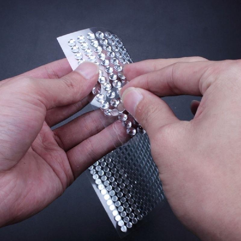 Art Diamond Self Adhesive Stickers Beauty S Rhinestones Car Decor Decal Styling Accessories