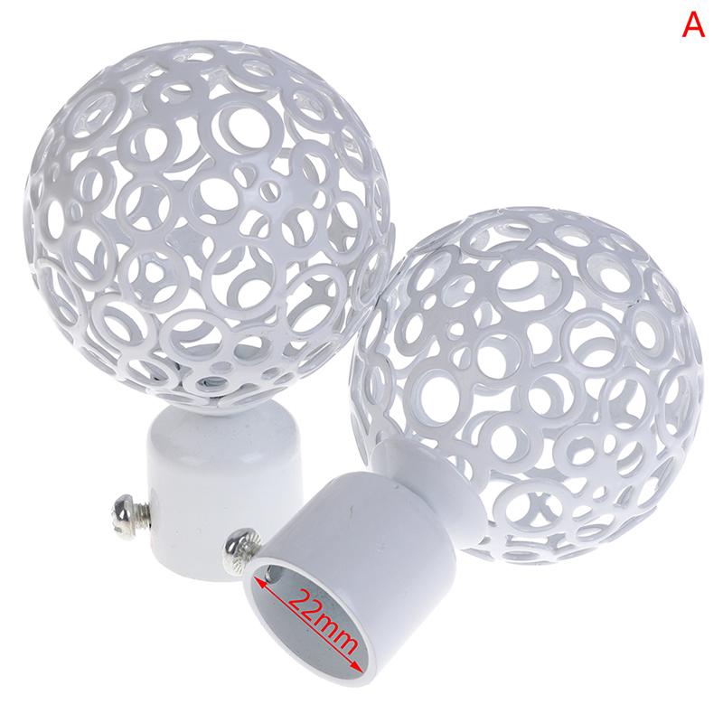 2 шт., 22 мм, 28 мм, диаметр, карнизы для драпировки, железные концы, колпачки, аксессуары для драпировки