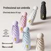 Portable Lightweight Mini Five-Fold Umbrella with Black Glue UV Sun Protection for Rain or Shine