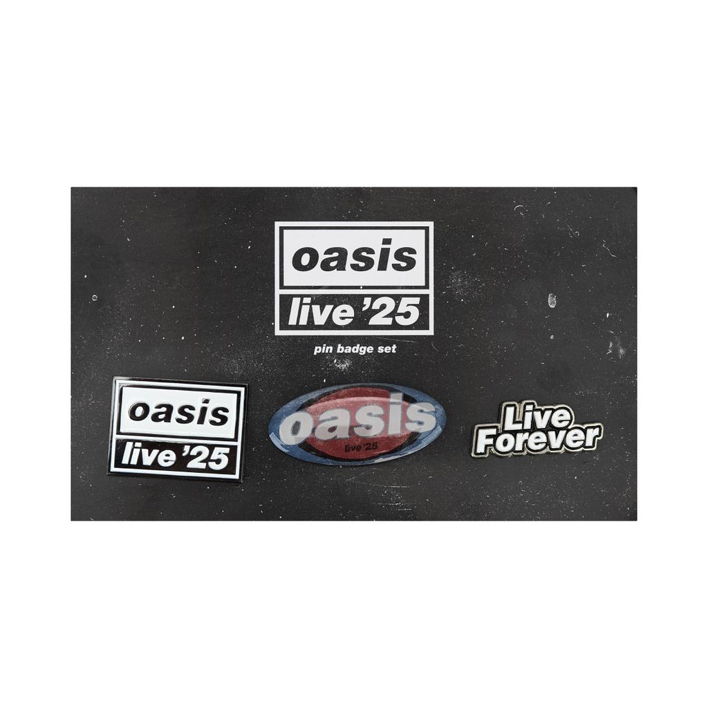 Oasis Live '25 Tour Pin Badge Set