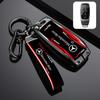 SUG2   High-end Metal Car Smart Key Fob Cover Protector For Mercedes Benz C S Class GLC EQA EQB EQE EQS W206 W223 X254 Keychain Pendant