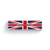 British Flag Sticker Rectangle Sticker Decal Emblem Aluminum Flag Tune Car Motorcycle Mini Clubman