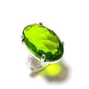 Natural Peridot Gemstone Handmade 925 Sterling Silver Gift Ring Size 8 p9G60