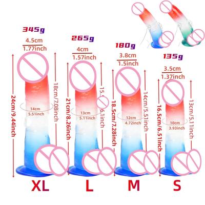 Горячая Распродажа Стеклянный Дилдо Женский Двойной Цвет Дилдо Секс Товары Для Взрослых Женская Анальная Пробка Устройства Для Мастурбации