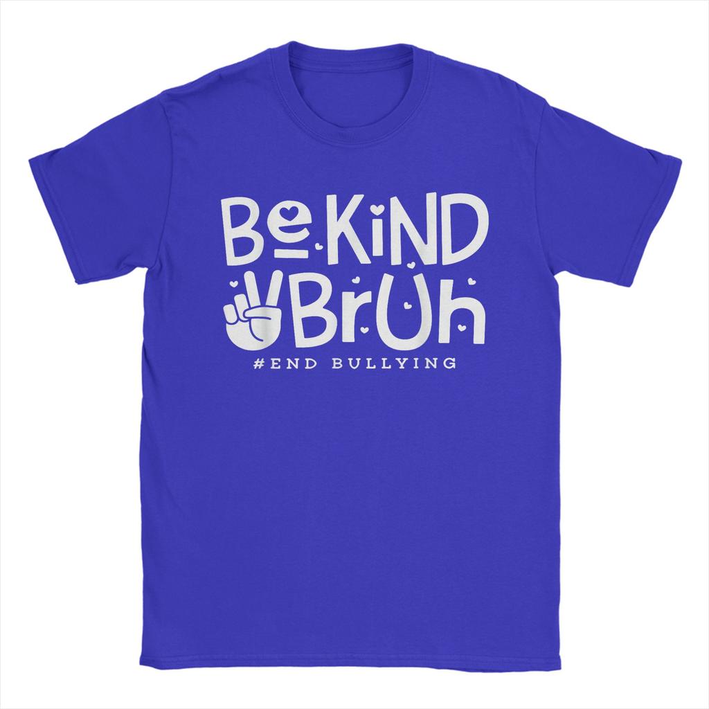 Unity Day Orange Shirt Anti Bullying Be Kind Bruh Kindness T-Shirts for Men T Shirts  Short Sleeve Tee Shirt Graphic Clothes
