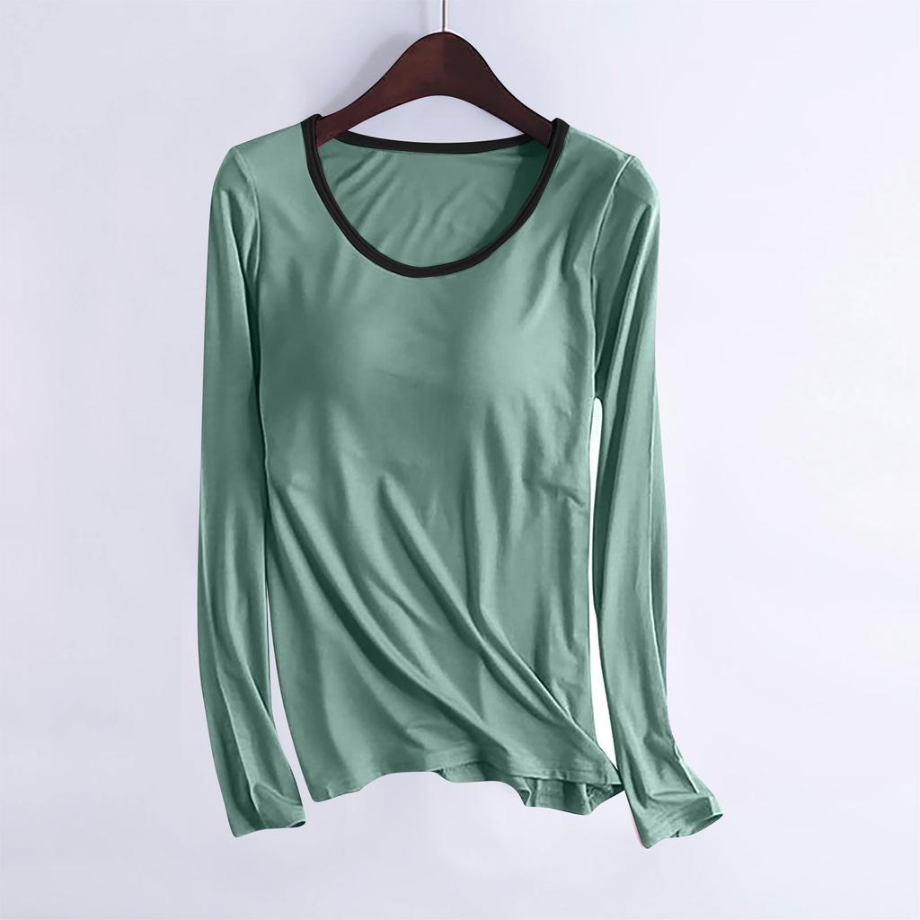 Женская однотонная рубашка с нагрудником и одной чашкой для йоги, женское нижнее белье, верх