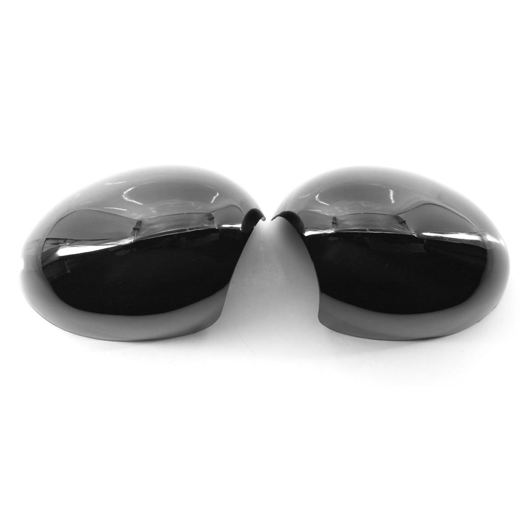 Side Mirror Cover Set L+R Pair Door Wing Mirror Cover Casing Replacement for Mini R55 R56 R57 R58