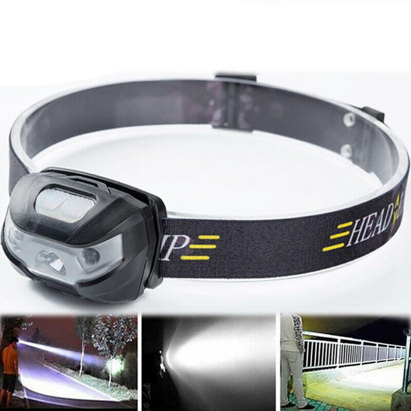 Водонепроницаемая фара, супер яркий налобный фонарь, светодиодный USB-налобный фонарь для кемпинга, рыбалки