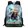 Minecraft Высокая ценность Комфортный Модный Высококачественная Печать Легкий Большая Вместимость Водонепроницаемая Сумка