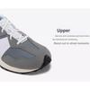 New Balance Nb 327 Удобные Универсальные Низкие Детские Кроссовки для Бега Детские Кроссовки для Бега Серые Белые GS327LAB