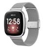 Миланский браслет-ремешок для Versa 3, сменный ремешок для умных часов, ремешок из нержавеющей стали для браслета Sense