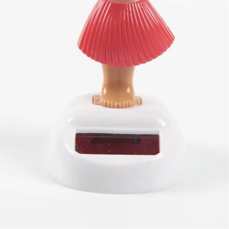 Солнечная энергия Танцующая Хула Девушка Украшения для приборной панели Качающиеся игрушки-болванчики