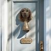 Dog Welcome Bell Vintage Shopkeepers Bell Wall Mounted Dog Door