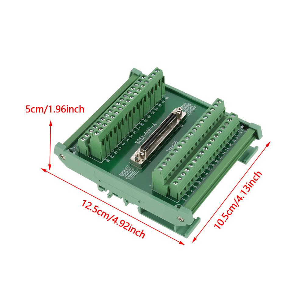 SCSI68 68-контактный разъем DB-типа, гнездо, плата разветвителя, терминальный модуль