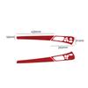 Red Carbon Fiber Interior Front Door Panel Cover Trim For Mercedes-Benz W203
