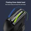 Электробритва MOTAWISH с возвратно-поступательным движением, трехскоростная регулируемая бритва, аккумуляторная бритва типа C
