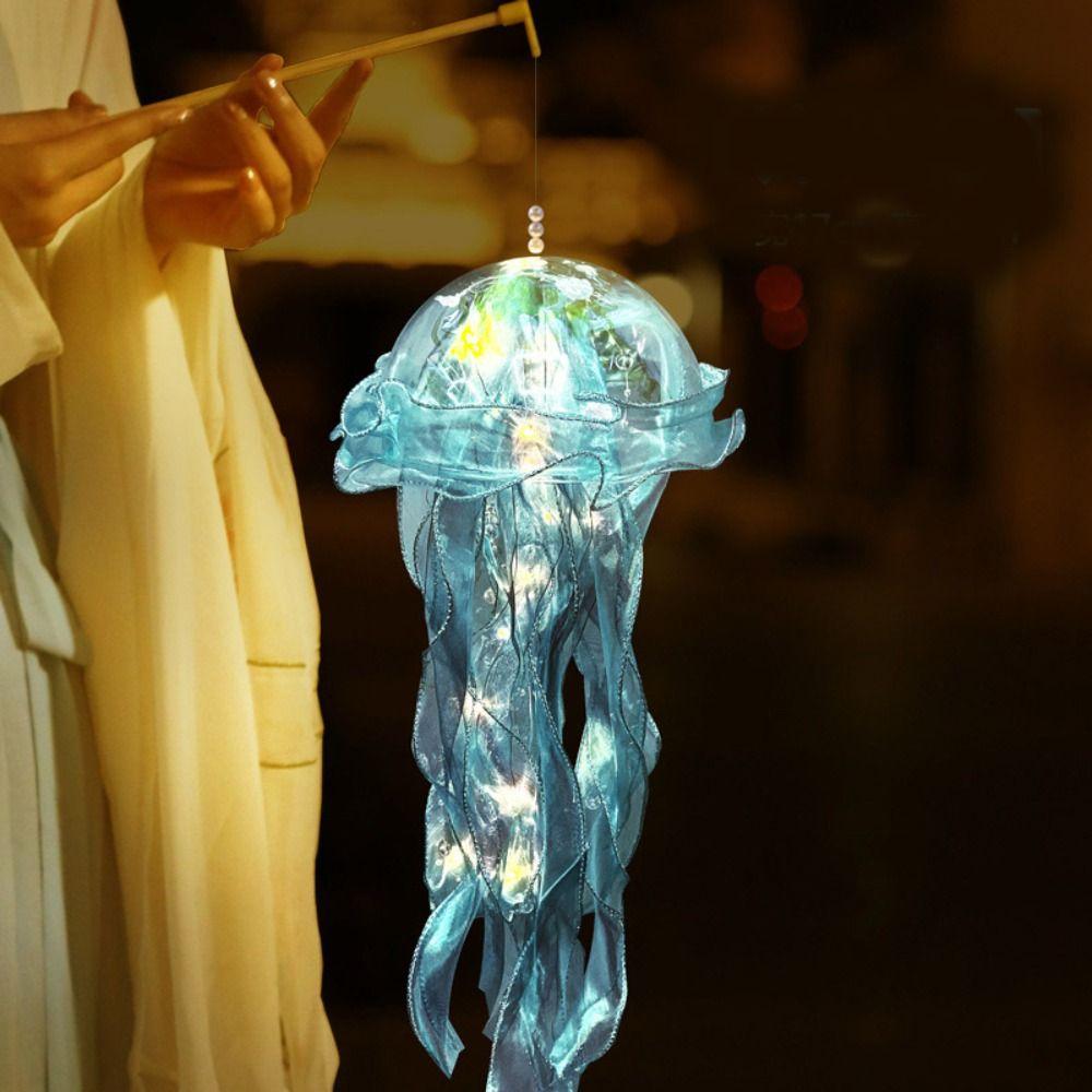 Funny Colorful Jellyfish Lantern Luminous Ocean Animals Ancient Jellyfish Lamp Wedding