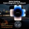 Magnetic Car Phone Holder with Strong Suction and 360° Adjustable Arm for Dashboard & Windshield