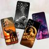 Мультяшные Аниме Животные Чехол для Телефона Для Samsung A73 A72 A71 A55 A54 A53 A52 A51 A13 A22 A16 A15 A12 A14 A26 A07 5G Черный