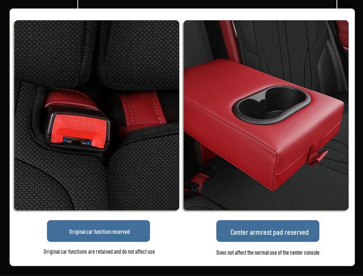 Всесезонный льняной чехол на сиденье для пятиместного автомобиля Changan CS55PLUS