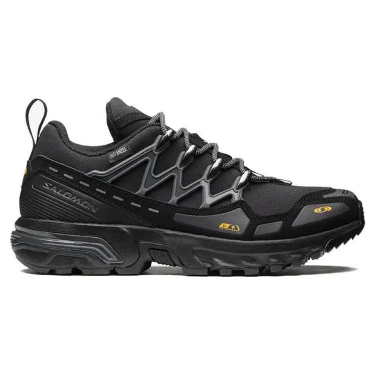 SALOMON ACS+ OG CSWP черные золотисто-желтые мужские кроссовки с магнитом L47307800