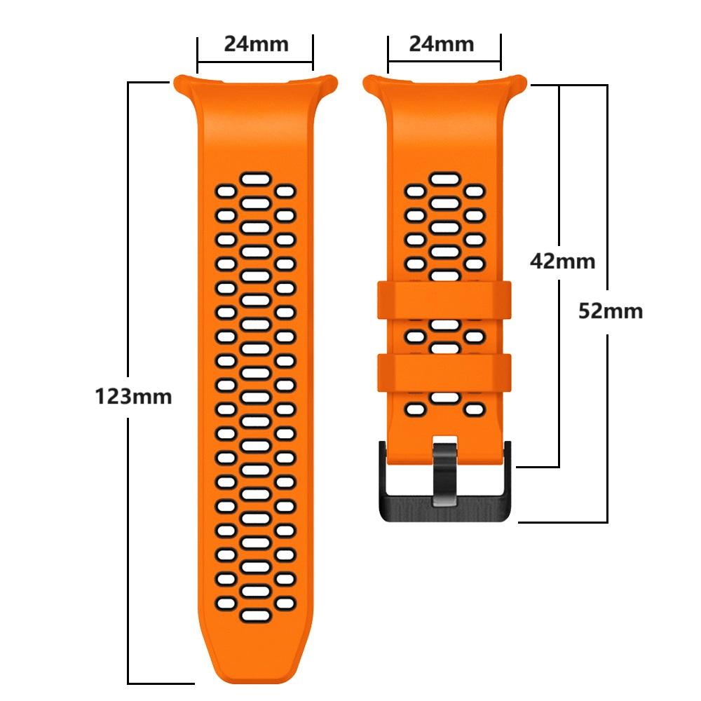 Sport Two Tone Breathable Silicone Straps For Samsung Galaxy Watch Ultra 47mm Band For Samsung Watch Ultra Bracelets Wristband