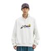 Li Ning X Og_Slick Collaboration Letter Stand Collar Pullover Sweatshirt Unisex Sweatshirt Off-White AWDT445-3