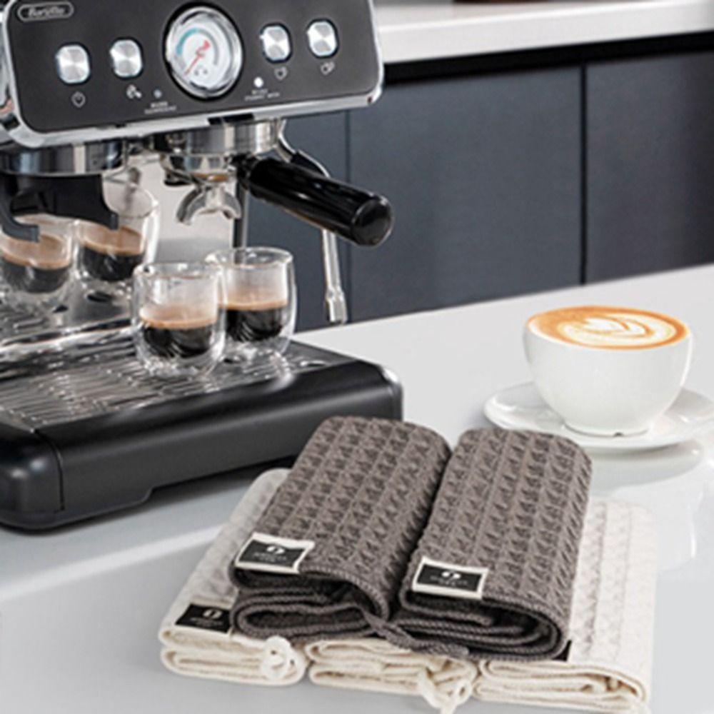 Впитывающие ткани для мытья посуды вафельного переплетения без ворса, очищающее полотенце, поглощающее воду