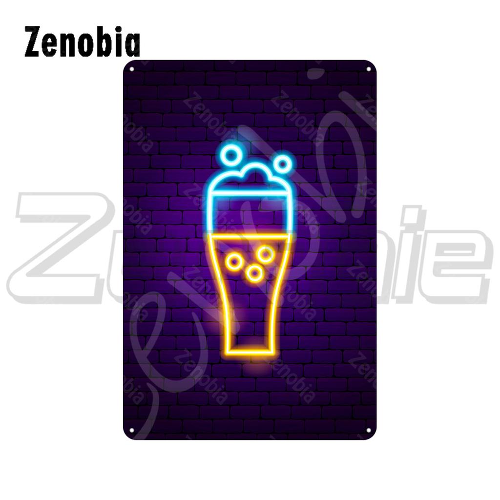 Металлический настенный декор с подсветкой, жестяные вывески, винтажная табличка, портрет с изображением кофе, вина, пива и живой музыки, металлический постер для домашнего декора