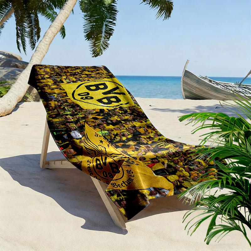Dortmund Print Beach Towel, Large Soft Quick Dry Towel for Beach Camping Swimming