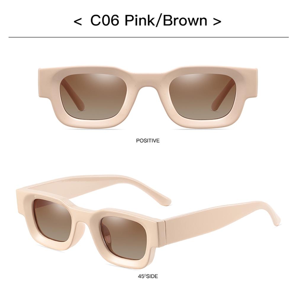 Модные маленькие панк квадратные поляризованные солнцезащитные очки женские солнцезащитные очки оттенки мужские солнцезащитные очки