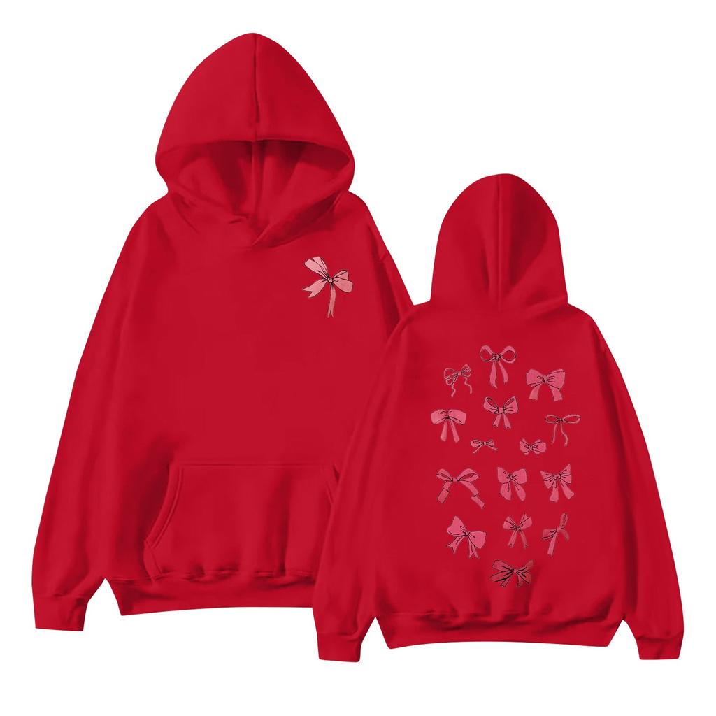 Women's Fashion Printed Long Sleeve Loose Sweatshirt Top Fall Hoodie Sweatshirt