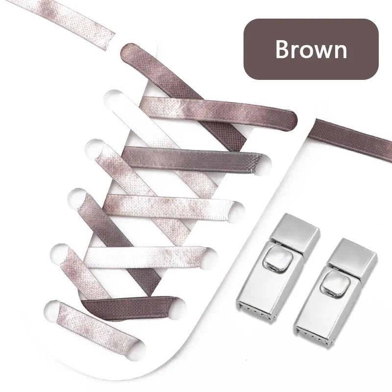 1 пара кроссовок с радужными эластичными шнурками, шнурки с застежкой без завязок для детей и взрослых, новые замки без завязок, шнурки для обуви, аксессуары для обуви