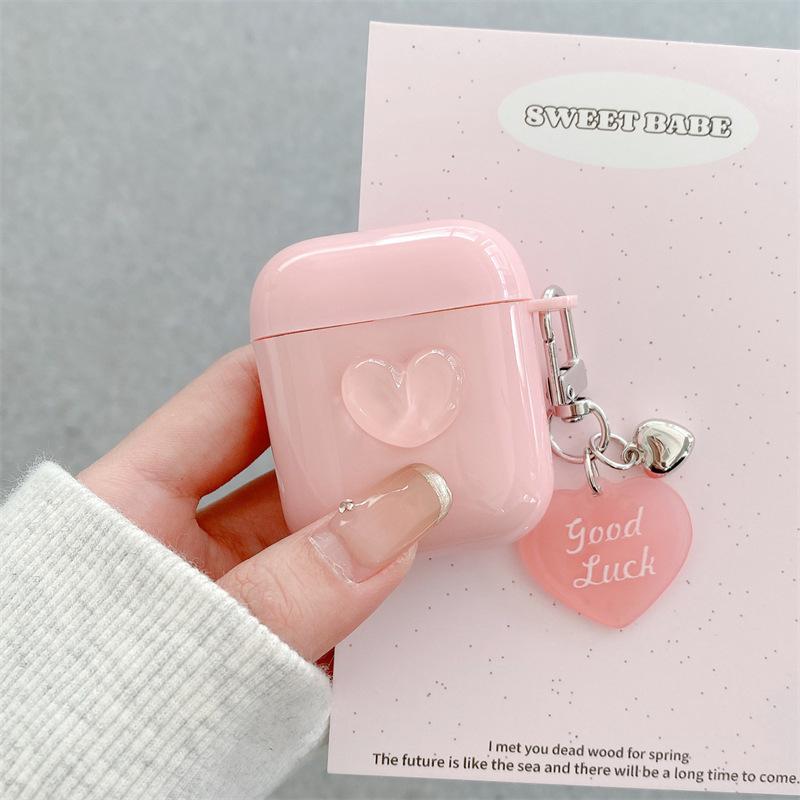 Ins корейский трехмерный love для AirPods 1-го поколения защитный чехол второго поколения 1-го поколения pro1 чехол для беспроводных наушников apple bluetooth