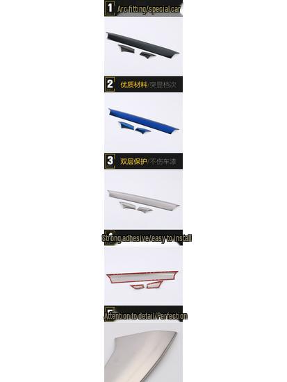 CX-5 Center Console Decorative Trim: Gear Shift & Dashboard Bright Strip Accessories for 2017 Model