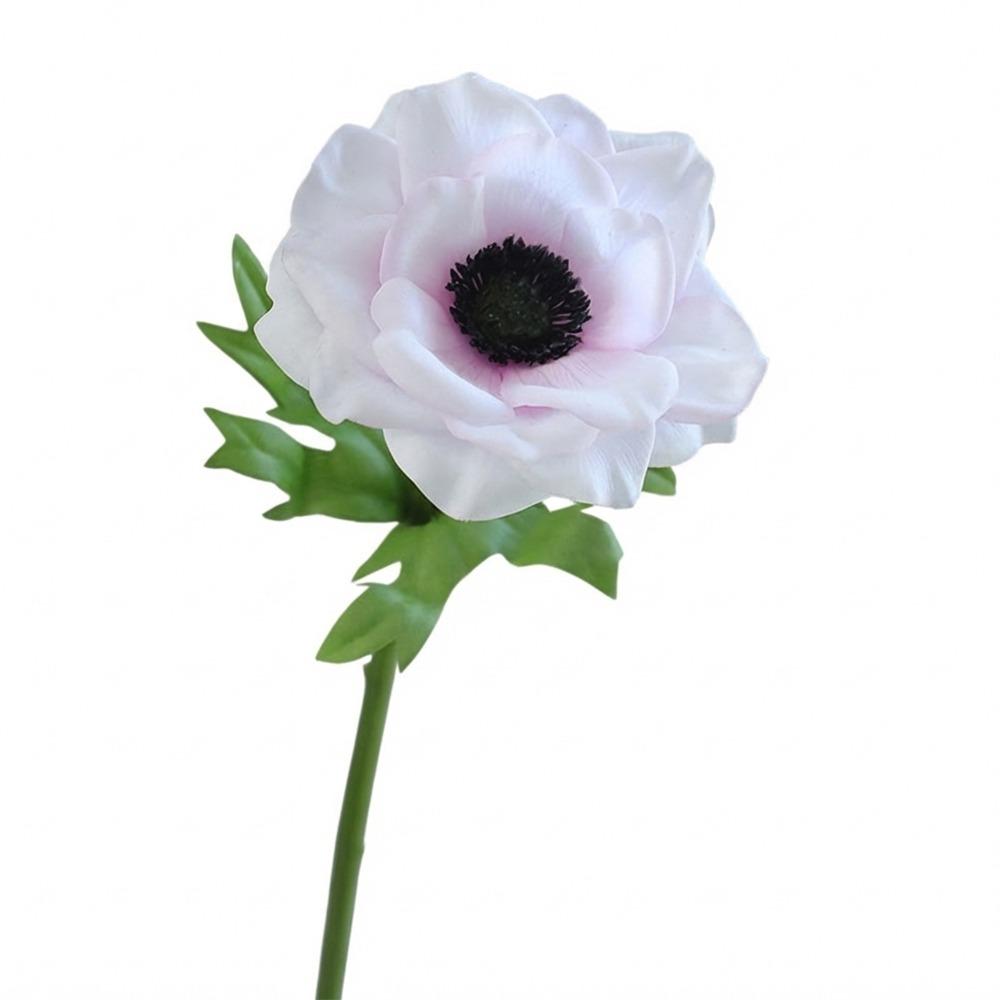 Multicolor Corn Poppy Artificial Flower Green Leaves Faux Flower Fake Flower  Home Decoration
