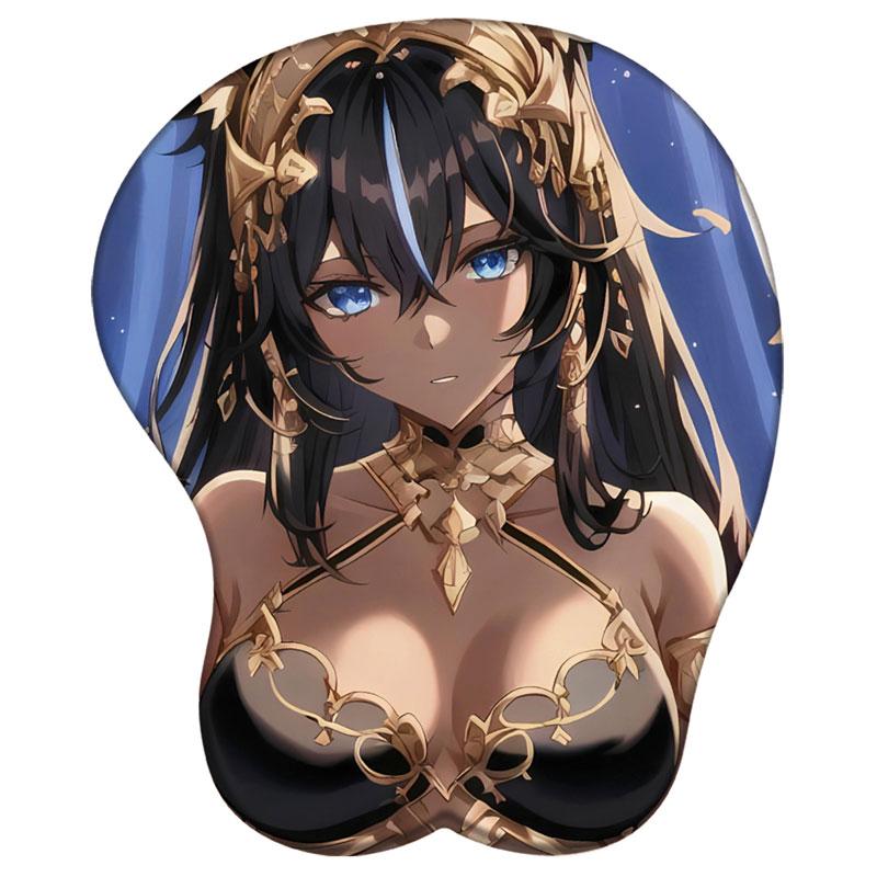 Genshin Impact 3D сексуальный силиконовый коврик для мыши геймерский мягкий коврик для мыши с поддержкой запястья аниме настольный коврик для запястья коврик для мыши