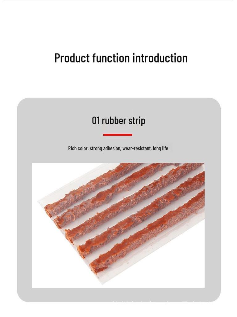Универсальный набор для ремонта шин для мотоциклов и электромобилей