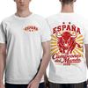 Spain 2026 World Champions 2 Star Graphic Soccer Fan Tshirt Summer Streetwear Tshirts Short Sleeve Printed Clothes