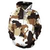 Men's Hoodie 3D Full Printed Camouflage Patterns Casual Long Sleeved Hooded Pullover Autumn New Trendy Men Clothing Tops