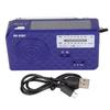 RD‑638T Hand Crank Flashlight Radio Multifunctional Portable Solar Emergency Weather Radio with