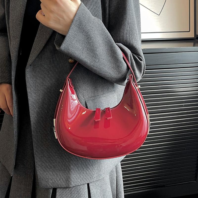 New Shoulder Bags for Women Fashion Female PU Leather Underarm Bags Versatile Ladies Hobo Bags Small Fashion Handbags