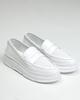 Perforated Slip-ons Krula 128910 36 White Leather