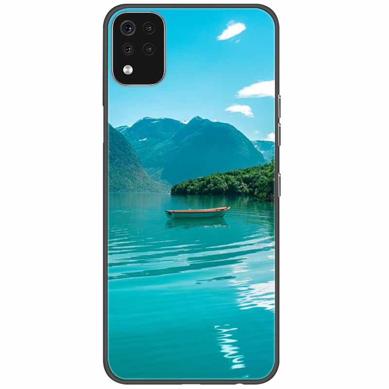 Чехол для телефона для LG K42 K52 K62 Q52 Чехол Мягкий Расписной Волк Силиконовые Черные Чехлы для LG K62 Чехлы K 42 Ударопрочный Funda для LGK52