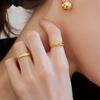Dmoment Ava Layered Ring (14k Gold plated)_2Color