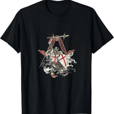 Deus Vult Футболка тевтонского рыцаря