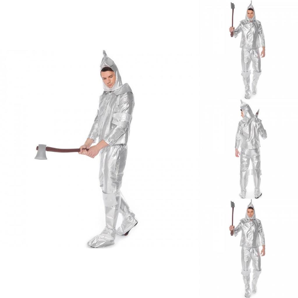 Взрослый мужской зеленый костюм Железного Дровосека из «Волшебника страны Оз» для косплея аниме-персонажа