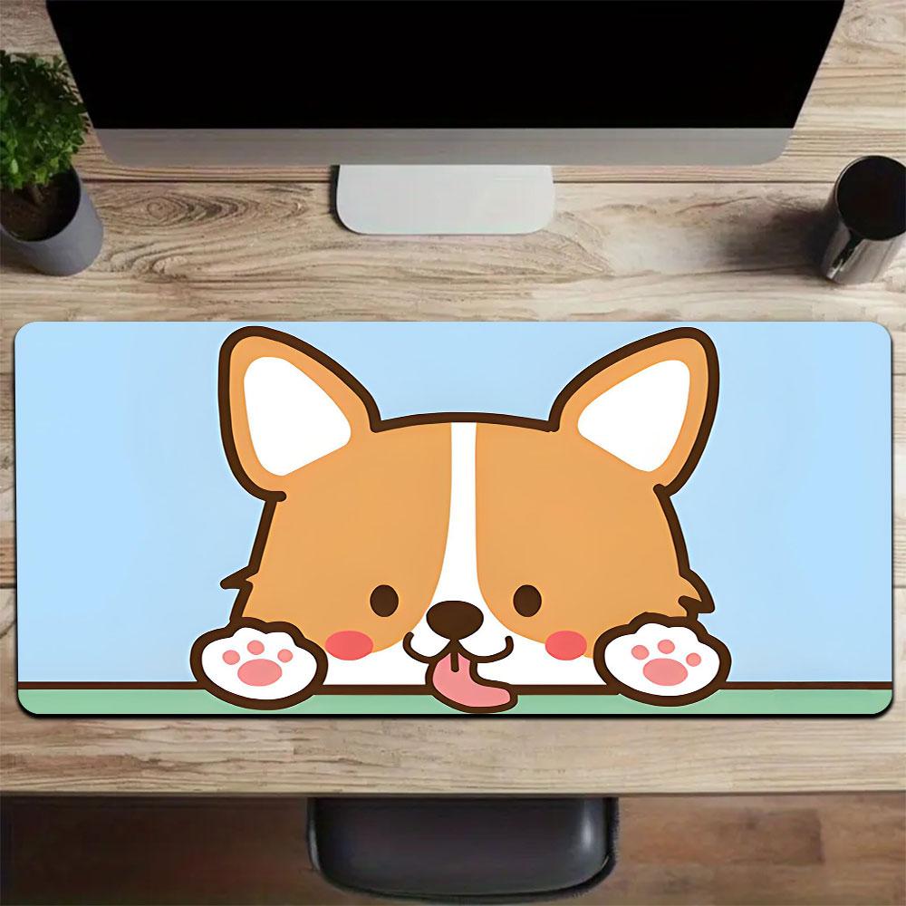pc Corgi Large Mouse Pad computer mat Desk Mat keyboard mat Office Gaming Table Mat