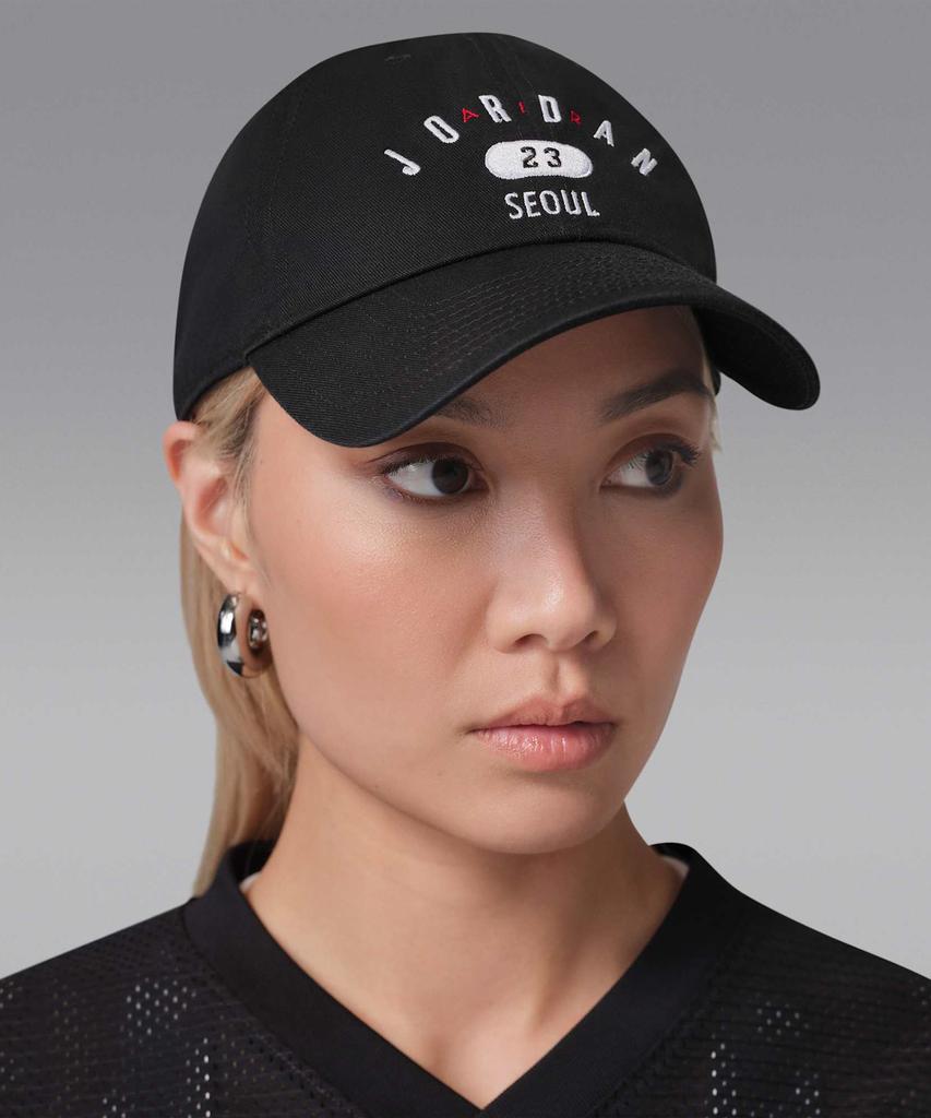 Nike Неструктурированная кепка Jordan Club Seoul - Черная:Белый / Im6072-010